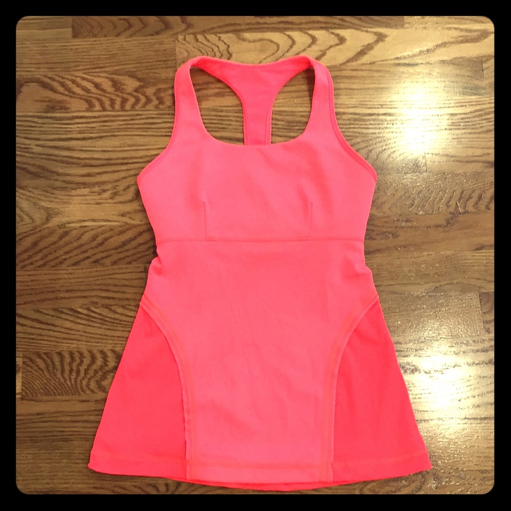 Lululemon Athletica Tank in Bright Coral Color